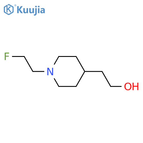 2-[1-(2-fluoroethyl)piperidin-4-yl]ethan-1-ol structure