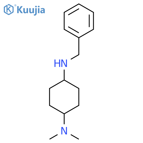 N1-BENZYL-N4,N4-DIMETHYLCYCLOHEXANE-1,4-DIAMINE structure