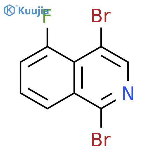 Isoquinoline, 1,4-dibromo-5-fluoro- structure