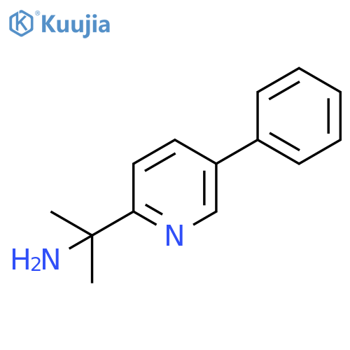 2-(5-phenyl-2-pyridyl)propan-2-amine structure