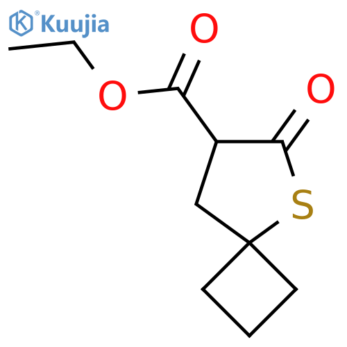 Ethyl 6-oxo-5-thiaspiro[3.4]octane-7-carboxylate structure