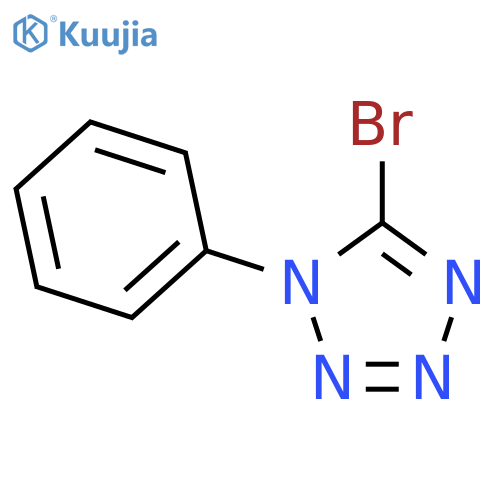 5-bromo-1-phenyltetrazole structure