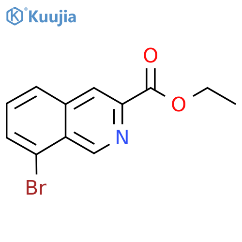 Ethyl 8-bromoisoquinoline-3-carboxylate structure