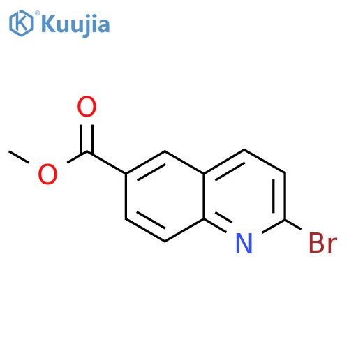 Methyl 2-bromoquinoline-6-carboxylate structure