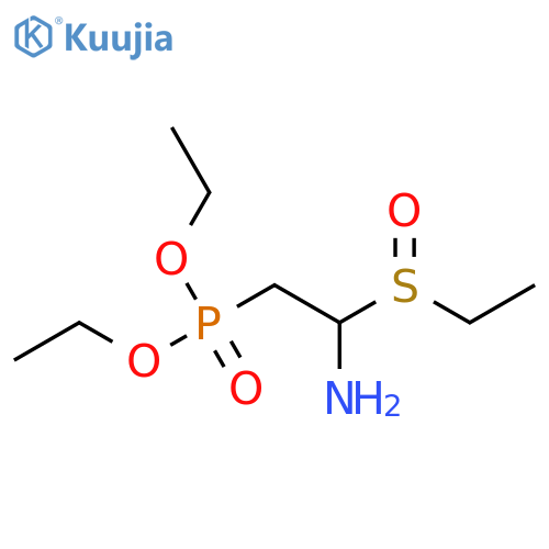 Diethyl 2-amino-2-(ethanesulfinyl)-ethylphosphonate structure