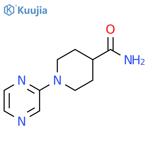 1-(pyrazin-2-yl)piperidine-4-carboxamide structure