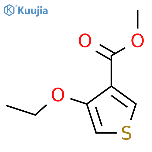 Methyl 4-ethoxythiophene-3-carboxylate structure