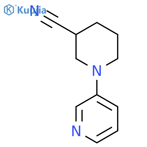 1-(Pyridin-3-yl)piperidine-3-carbonitrile structure