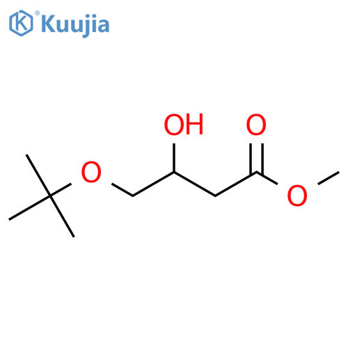 Methyl 4-(tert-butoxy)-3-hydroxybutanoate structure