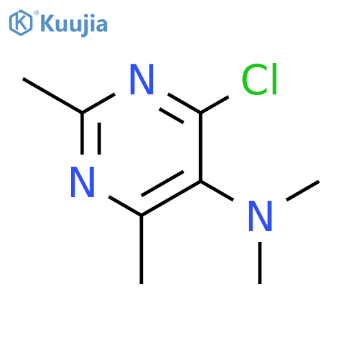 5-Pyrimidinamine, 4-chloro-N,N,2,6-tetramethyl- structure