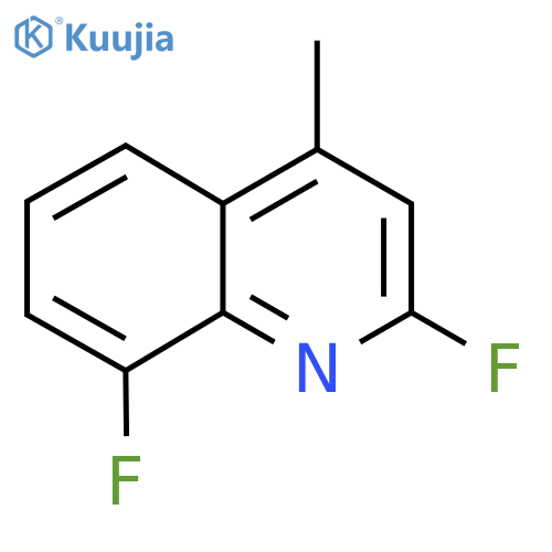 2,8-Difluoro-4-methylquinoline structure