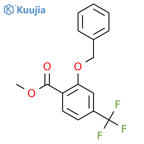 Methyl 2-(benzyloxy)-4-(trifluoromethyl)benzoate structure