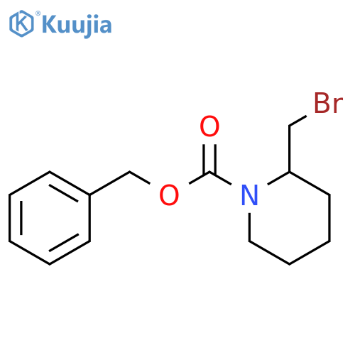 BENZYL 2-(BROMOMETHYL)PIPERIDINE-1-CARBOXYLATE structure