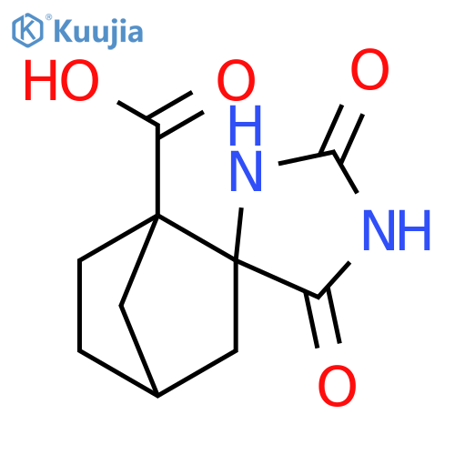 2',5'-dioxospiro[bicyclo[2.2.1]heptane-2,4'-imidaz
olidine]-1-carboxylic acid structure