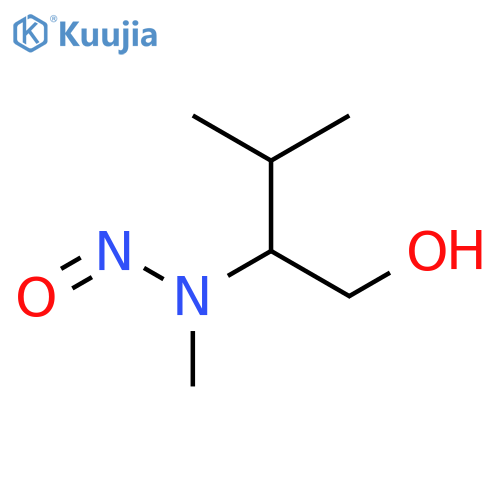 3-methyl-2-[methyl(nitroso)amino]butan-1-ol structure