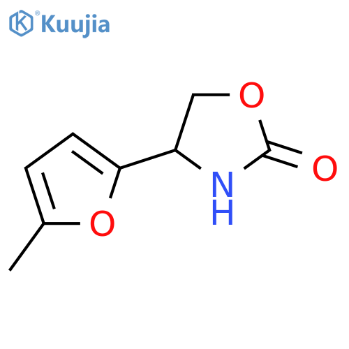 4-(5-Methylfuran-2-yl)-1,3-oxazolidin-2-one structure