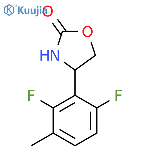 4-(2,6-Difluoro-3-methylphenyl)-1,3-oxazolidin-2-one structure