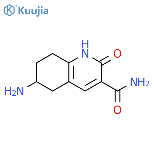 3-Quinolinecarboxamide, 6-amino-1,2,5,6,7,8-hexahydro-2-oxo- structure