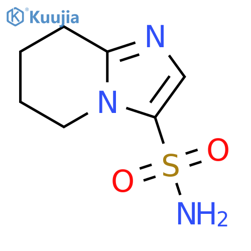 Imidazo[1,2-a]pyridine-3-sulfonamide, 5,6,7,8-tetrahydro- structure