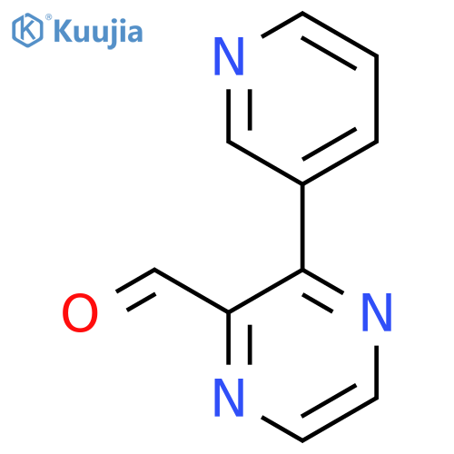 3-(Pyridin-3-yl)pyrazine-2-carbaldehyde structure