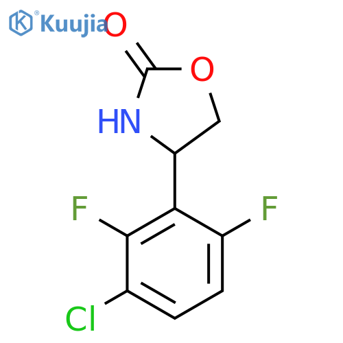 4-(3-Chloro-2,6-difluorophenyl)-1,3-oxazolidin-2-one structure