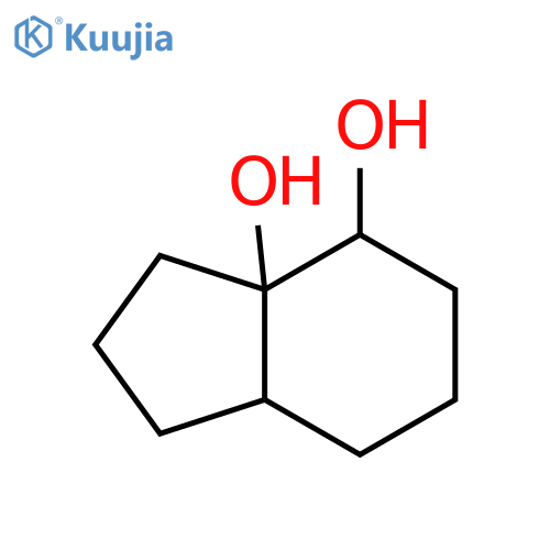 3aH-Indene-3a,4-diol, octahydro- structure