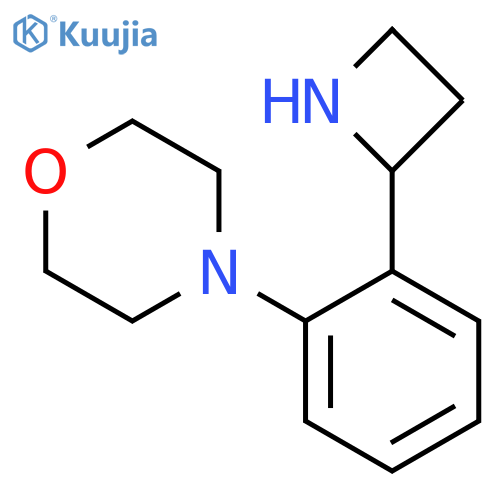 4-[2-(Azetidin-2-yl)phenyl]morpholine structure
