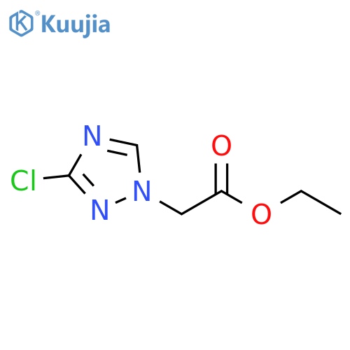 ethyl 2-(3-chloro-1H-1,2,4-triazol-1-yl)acetate structure