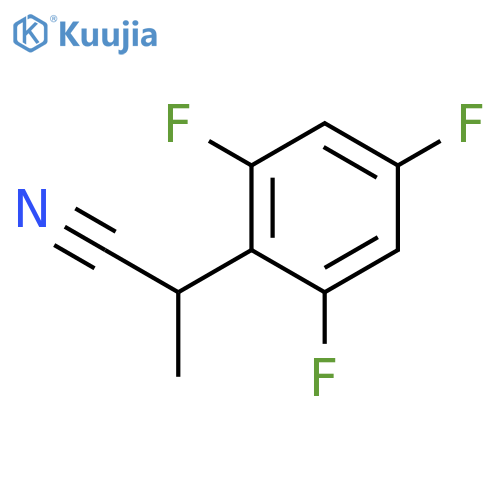2-(2,4,6-Trifluorophenyl)propanenitrile structure