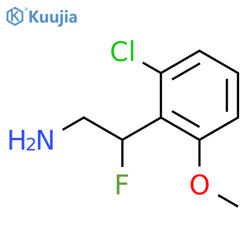 2-(2-Chloro-6-methoxyphenyl)-2-fluoroethan-1-amine structure