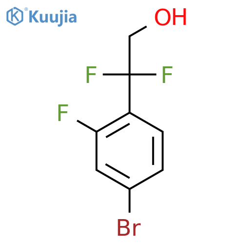 2-(4-Bromo-2-fluorophenyl)-2,2-difluoroethanol structure
