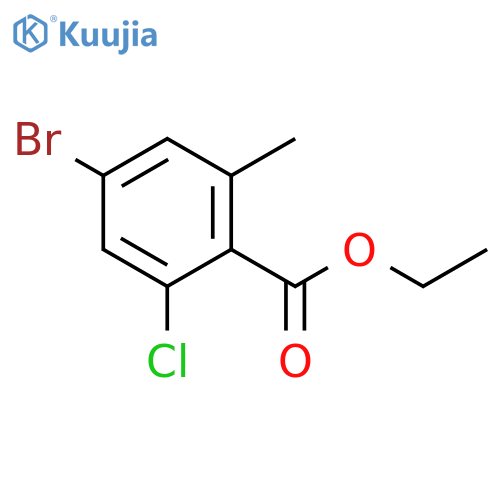 Ethyl 4-bromo-2-chloro-6-methylbenzoate structure