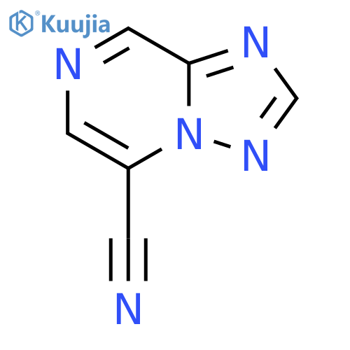[1,2,4]Triazolo[1,5-a]pyrazine-5-carbonitrile structure