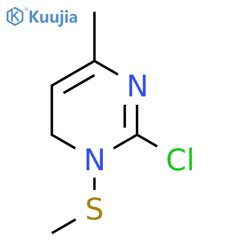 2-Chloro-4-methyl-1-(methylthio)-1,6-dihydropyrimidine structure