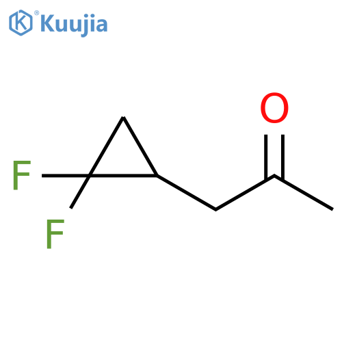 2-Propanone, 1-(2,2-difluorocyclopropyl)- structure