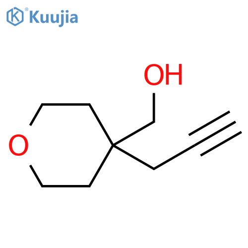 4-(prop-2-yn-1-yl)oxan-4-yl]methanol structure