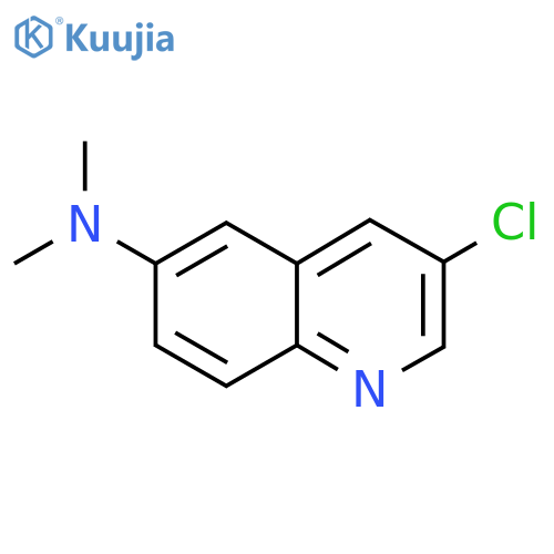 3-Chloro-N,N-dimethylquinolin-6-amine structure