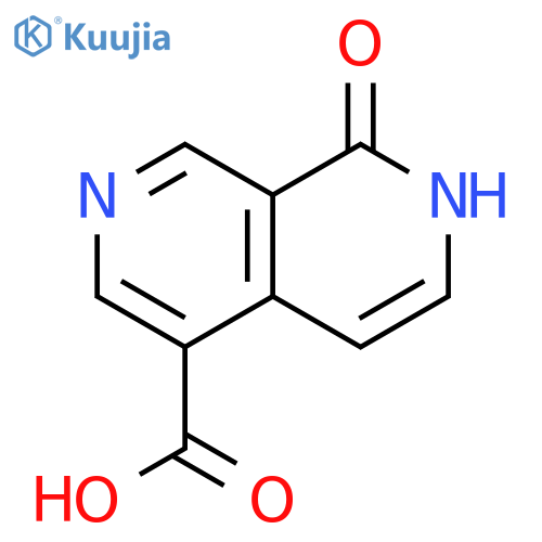8-oxo-7,8-dihydro-2,7-naphthyridine-4-carboxylic acid structure