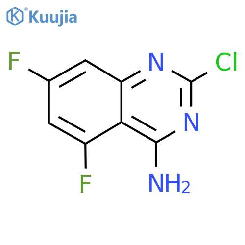 2-Chloro-5,7-difluoroquinazolin-4-amine structure