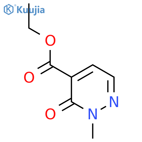 Ethyl 2-methyl-3-oxo-2,3-dihydropyridazine-4-carboxylate structure