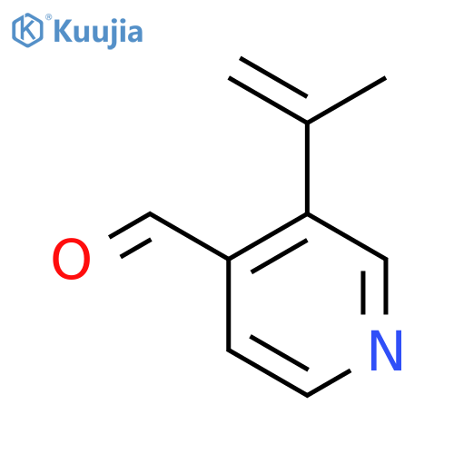 3-(Prop-1-en-2-yl)pyridine-4-carbaldehyde structure
