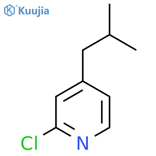 2-Chloro-4-isobutylpyridine structure