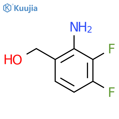(2-Amino-3,4-difluorophenyl)methanol structure