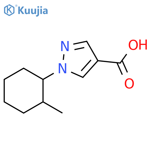 1H-Pyrazole-4-carboxylic acid, 1-(2-methylcyclohexyl)- structure