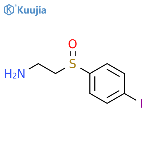 2-(4-Iodobenzenesulfinyl)ethan-1-amine structure