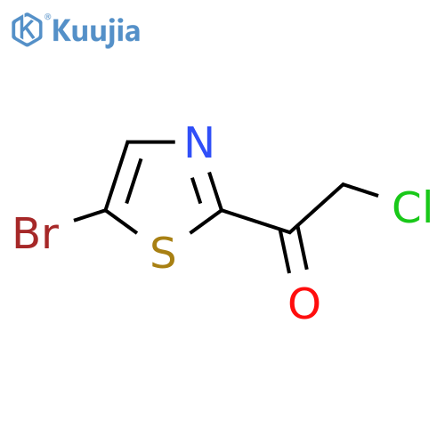 1-(5-Bromo-1,3-thiazol-2-yl)-2-chloroethan-1-one structure