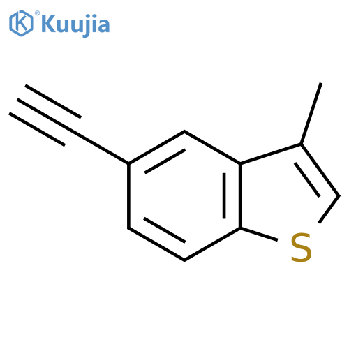 5-Ethynyl-3-methyl-1-benzothiophene structure