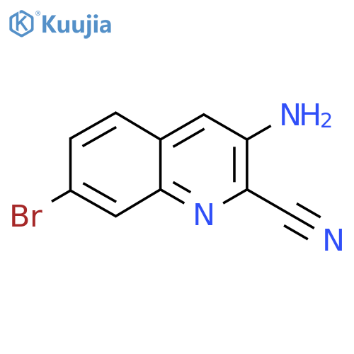 3-Amino-7-bromoquinoline-2-carbonitrile structure