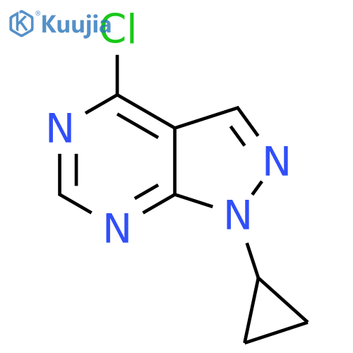 4-Chloro-1-cyclopropyl-1H-pyrazolo[3,4-D]pyrimidine structure