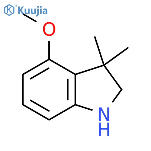 4-Methoxy-3,3-dimethylindoline structure